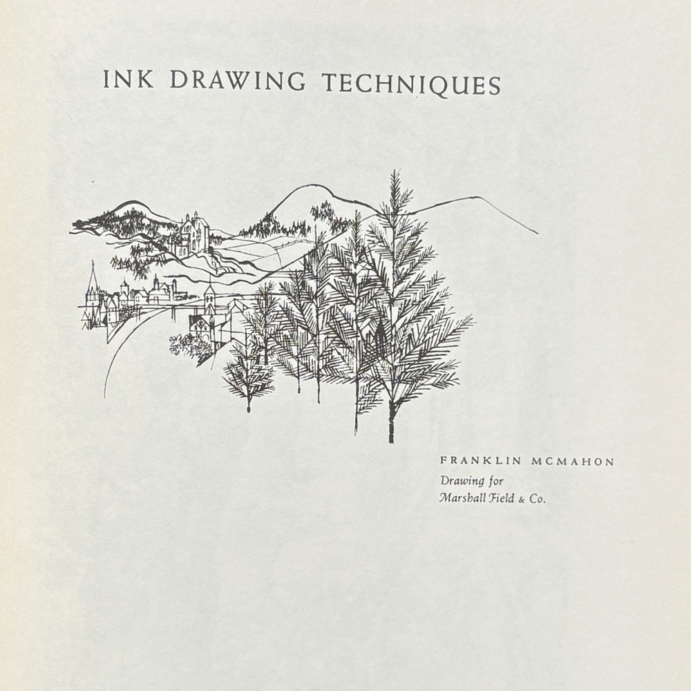1957 Ink Drawing Techniques Henry C Pitz Rust Illustrations Sketch Artist Art - Picture 10 of 15